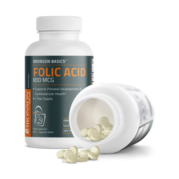 Bronson Basics Folic Acid 800 Tablets