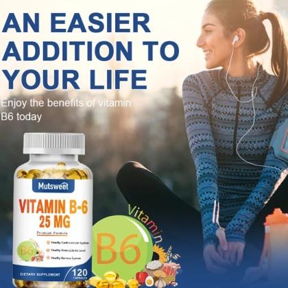 Mutsweet Vitamin B6 Capsules 25Mg