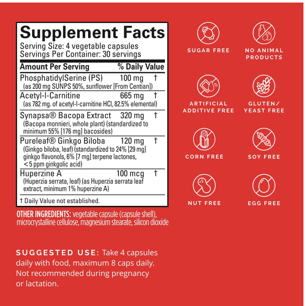 BrainMD Dr Amen Brain & Memory Power Max Capsules