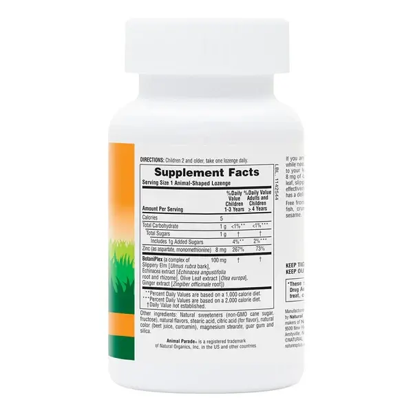 Natures Plus Kid Zinc Animal Parade Supplement