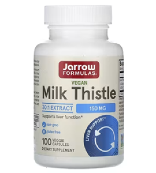 Jarrow Formulas Milk Thistle 150 Mg Capsules