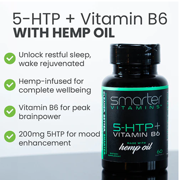 Smart Vitamin 5 - HTP + Vitamin B6 Capsules