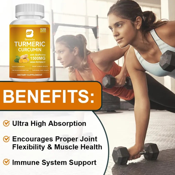 BEWORTHS Turmeric Curcuim 1500mg Capsules