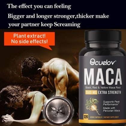 Bcuelov Organic Maca Root Powder Capsules