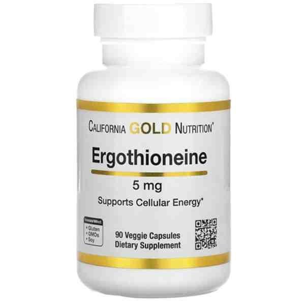California Gold Nutrition Ergothioneine 5mg Capsules