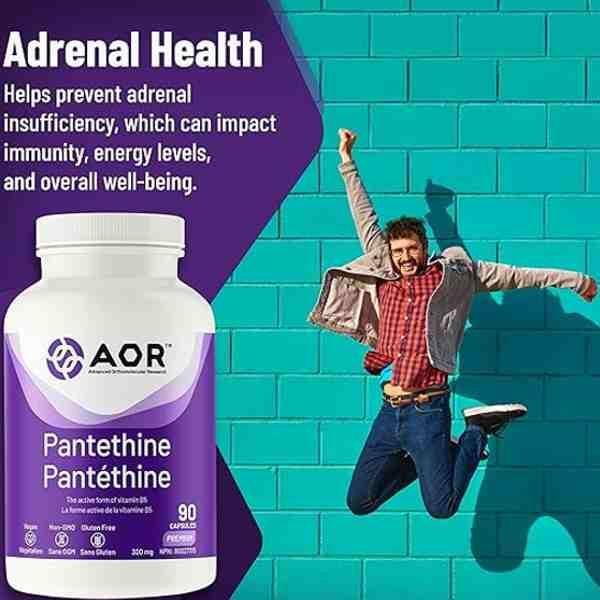 AOR Pantethine 300 mg 90 Vegan Capsules