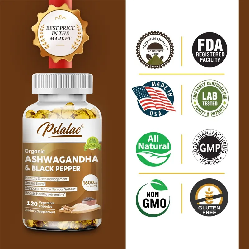 Pslalae Ashwagandha & Black Pepper