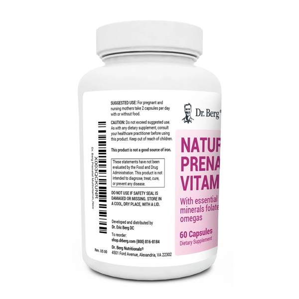 Dr. Berg Natural Prenatal Vitamins Capsules