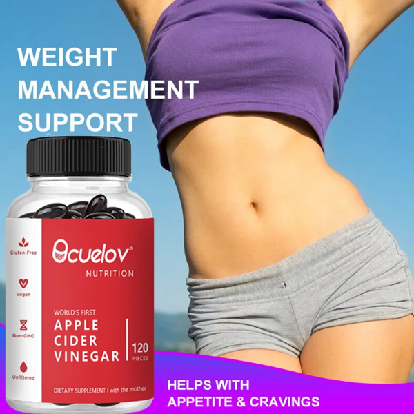 Bcuelov Malate Apple Cider Vinegar Capsules
