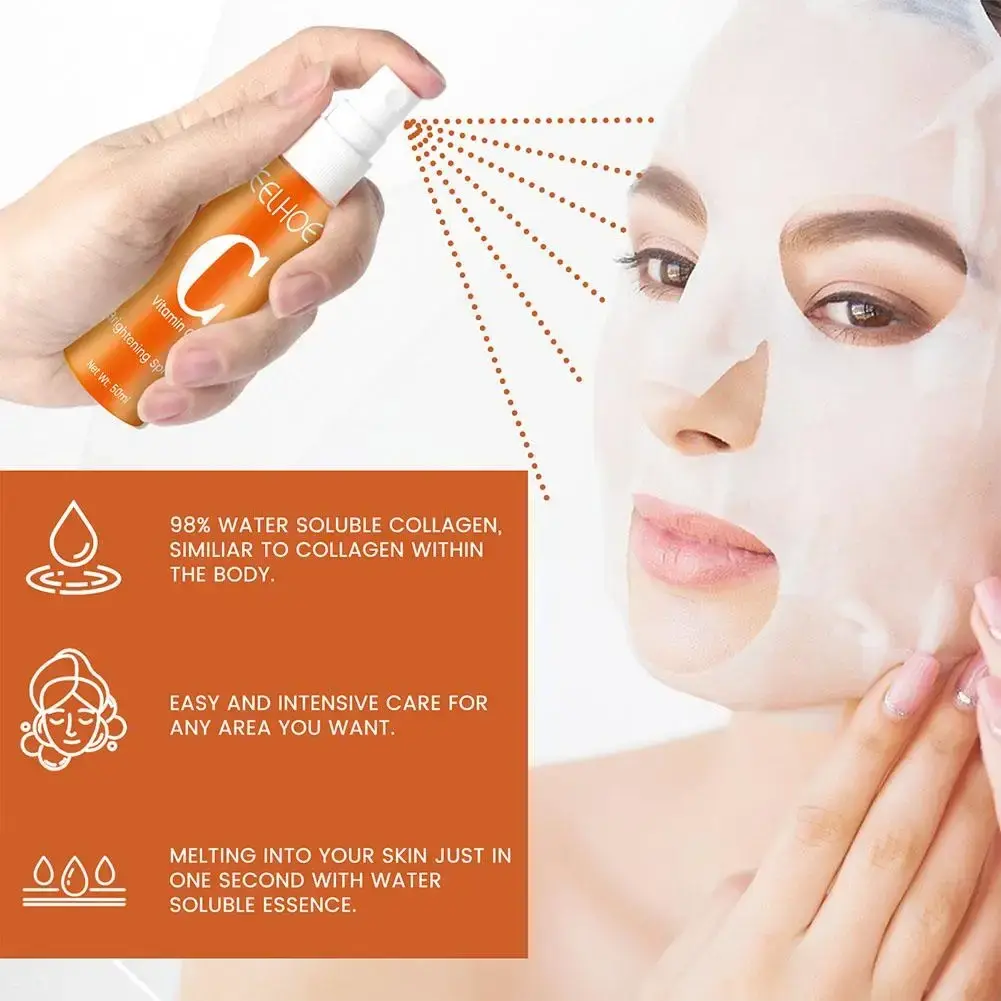 Highprime Collagen Film Vitamin C Serum With Mask