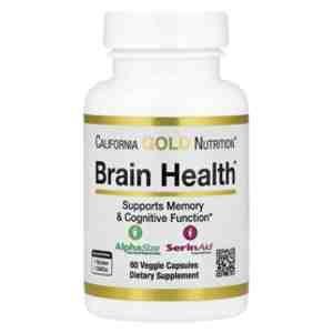 California Gold Nutrition Brain Health | 60 Capsules
