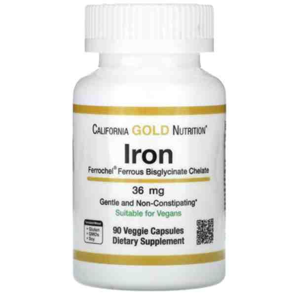 California Gold Nutrition Iron (Ferrochel®)