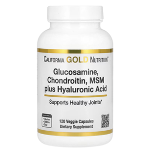 California Gold Nutrition Glucosamine, Chondroitin, MSM Plus Hyaluronic Acid,