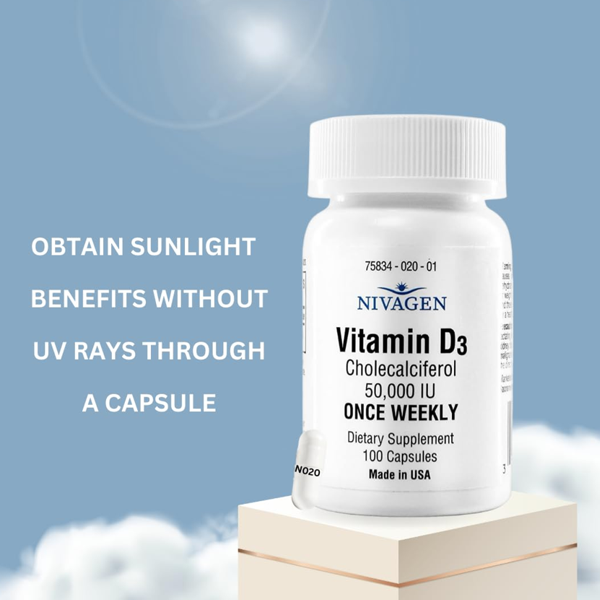 Nivagen Vitamin D3 50000 IU