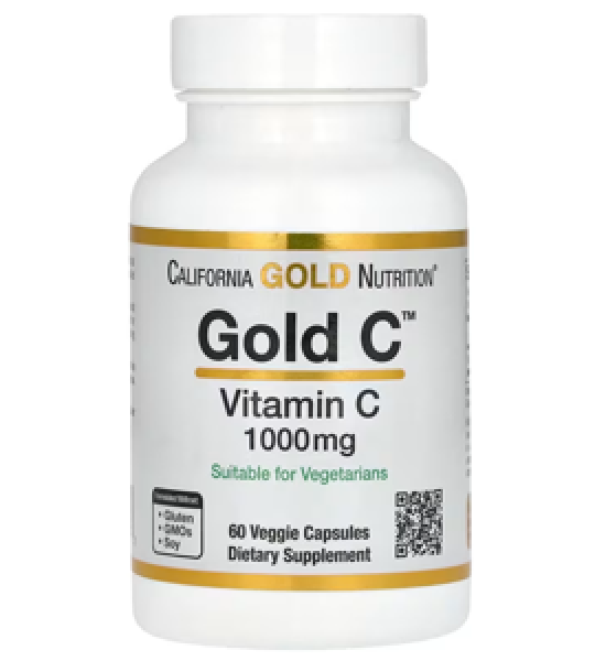 California Gold Nutrition Gold C Vitamin C 1000mg Capsules