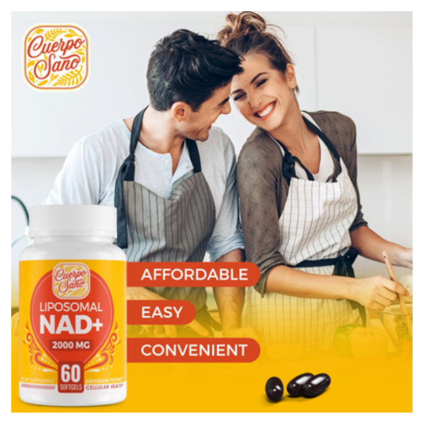 Cuerpo Sano Liposomal Nad+ 2000 Mg Supplement