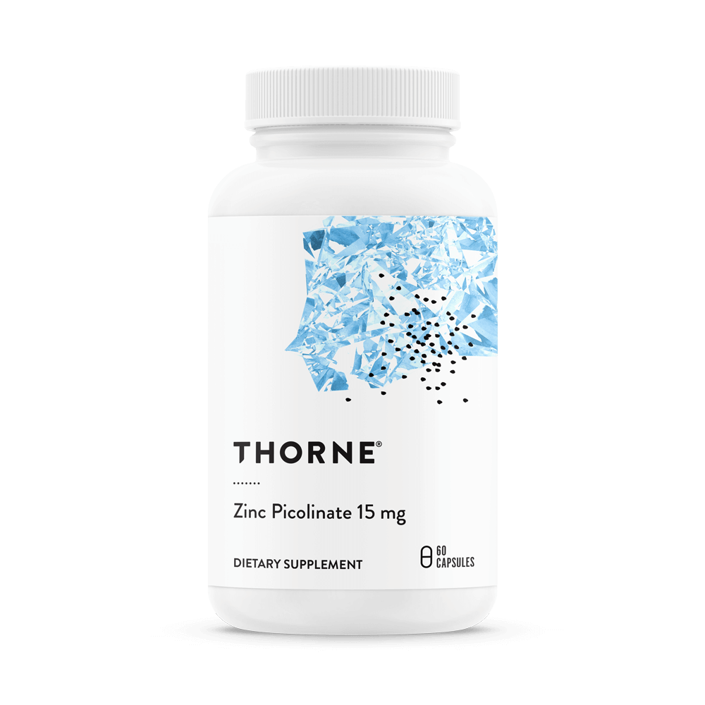 Thorne Zinc Picolinate 15 mg Capsules
