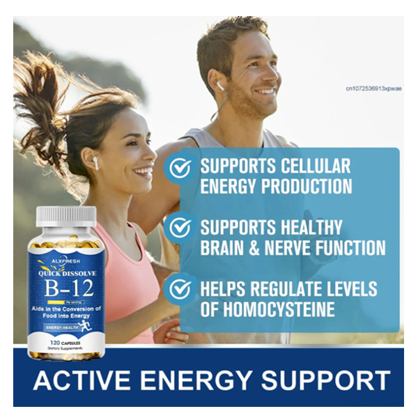 Alxfresh Quick Dissolve B12 Capsules