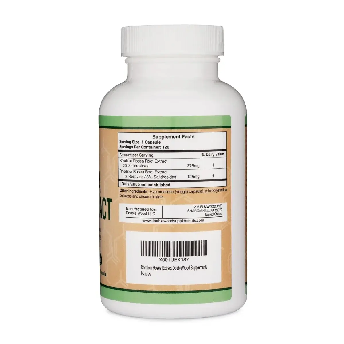 Double Wood Rhodiola Rosea Capsules