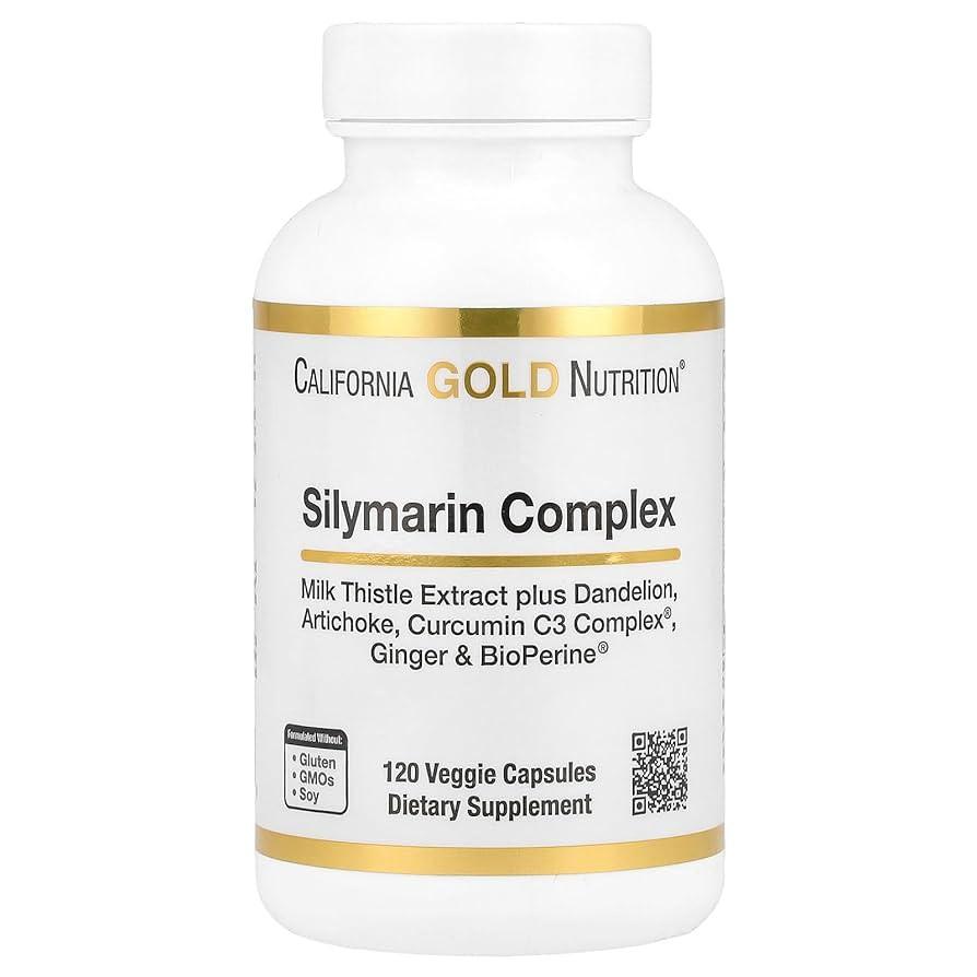California Gold Nutrition Silymarin Complex Capsules