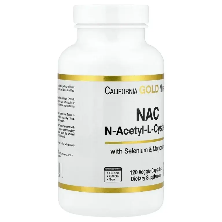 California Gold Nutrition NAC N-Acetyl-L-Cysteine Capsules
