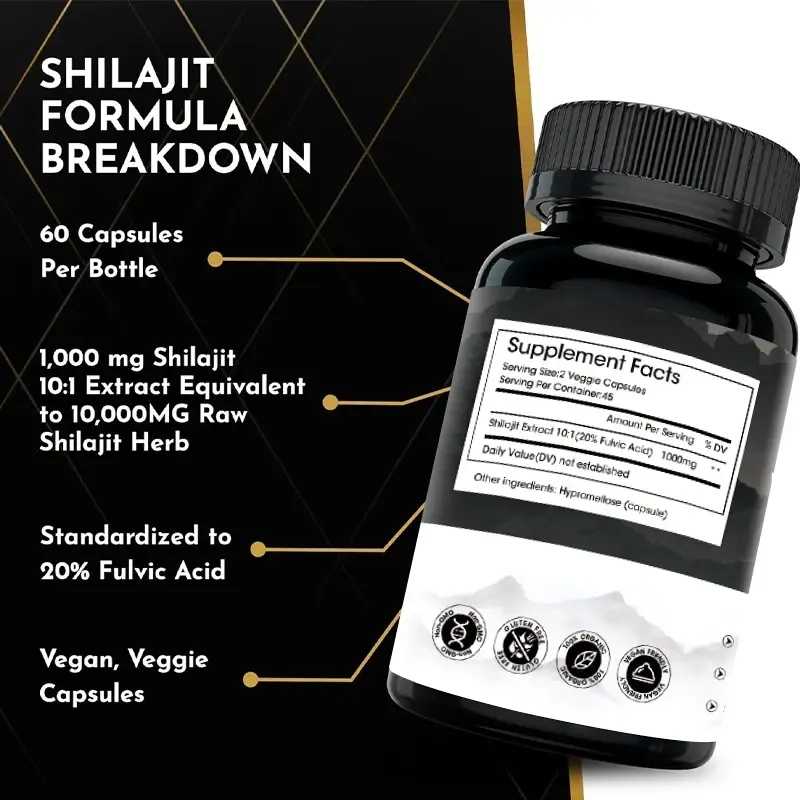 Kexinsh Shilajit Capsules 1000mg