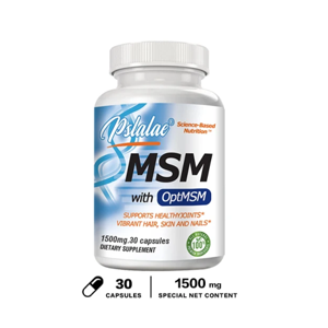 Pslalae MSM with OptiMSM 1500mg Capsules