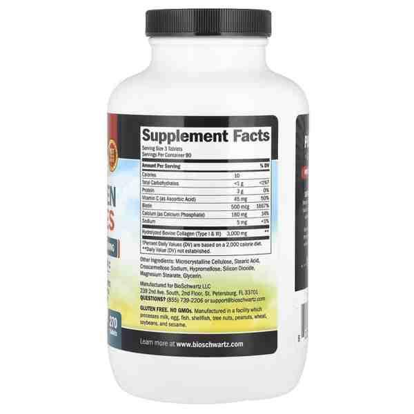 Bio Schwartz Hydrolyzed Collagen Peptides