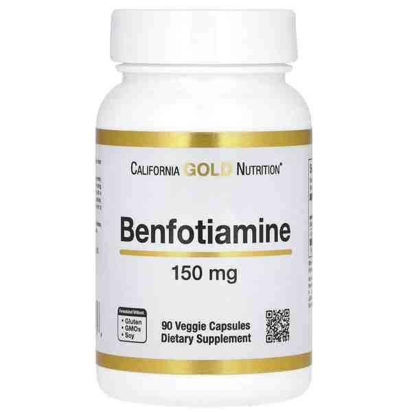 California Gold Nutrition Benfotiamine 150 mg