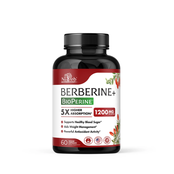 Nutreb Berberine Supplement 1200 Mg