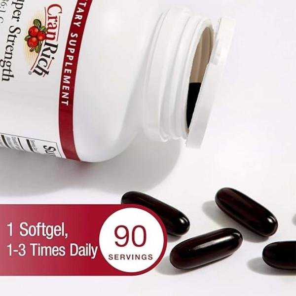 Natural Factors CranRich Super Strength Cranberry Concentrate Supplement
