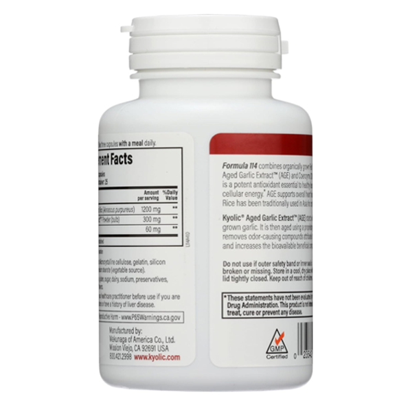 WAKUNAGA Kyolic Red Yeast Rice CoQ10 Capsules