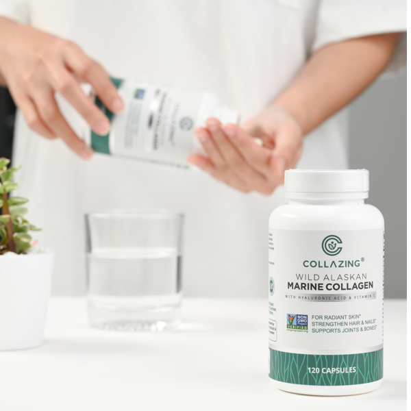 Collazing Wild Alaskan Marine Collagen Capsules