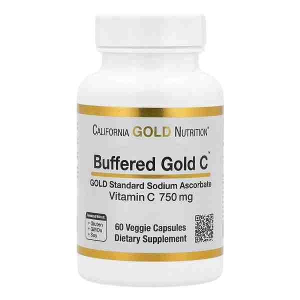 California Gold Nutrition Buffered Gold C | 240 Capsules