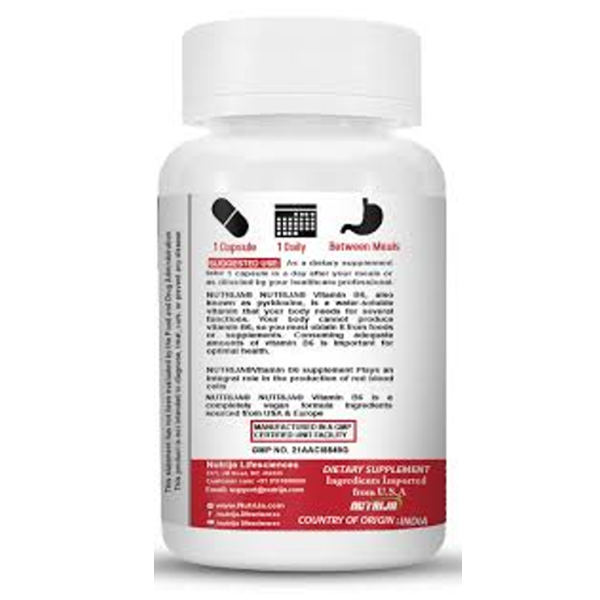 Litamin Seriee Nutrija Vitamin B6 2000 Mcg Capsules