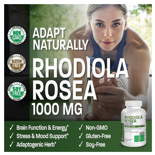 Bronson Rhodiola Rosea Capsules