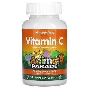 Natures Plus Vitamin C Animal Parade Supplement