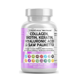 Clean Nutraceuticals Collagen, Biotin Capsules