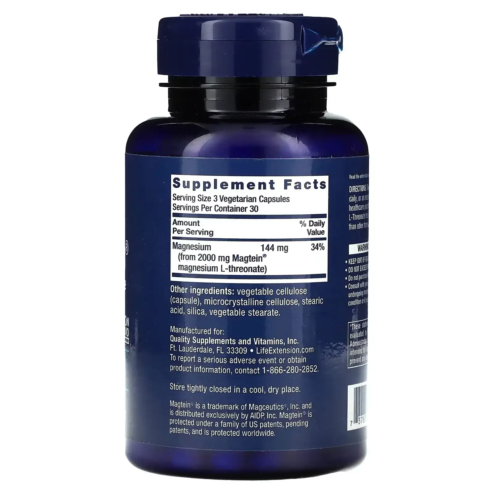 Life Extension Neuromag Magnesium L-Threonate