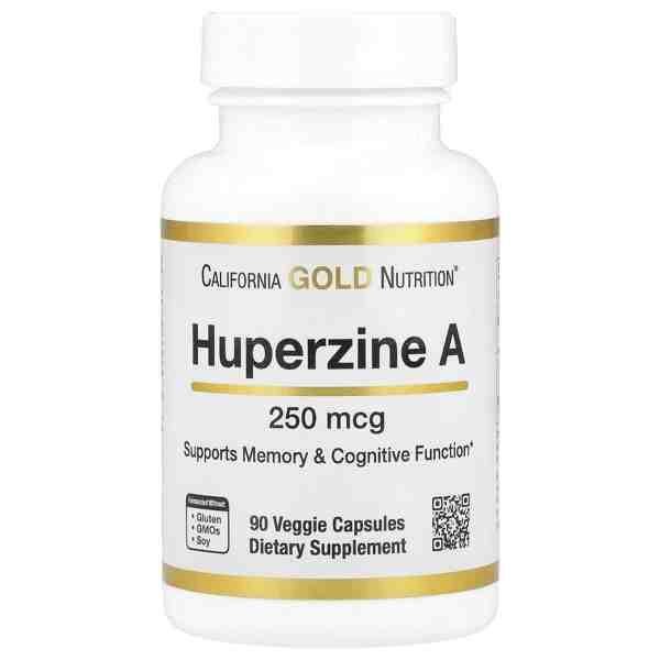 California Gold Nutrition Huperzine A – 250 mcg