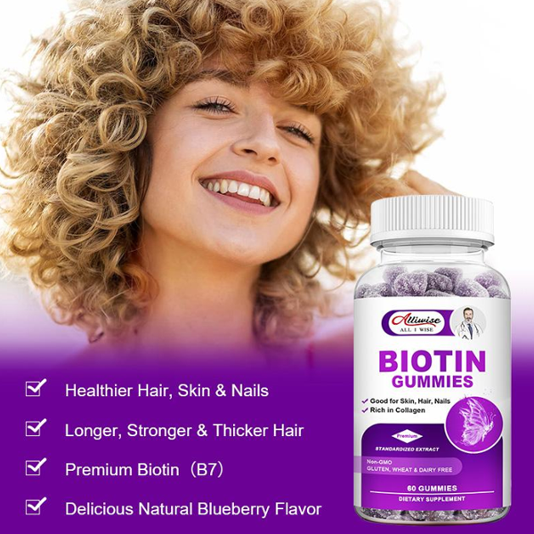 Alliwise Biotin & Collagen Gummies