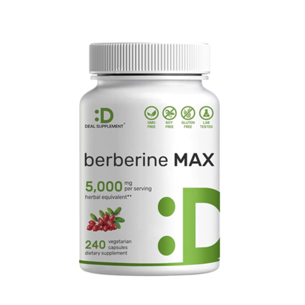 Deal Supplement Berberine Max 5000 Mg Capsules
