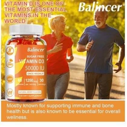 Balincer Vitamin D3 50000 IU Capsules