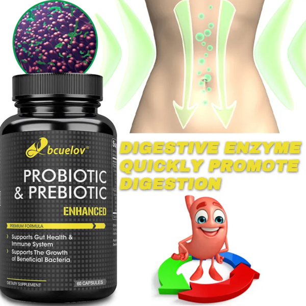 Bcuelov Prebiotics Probiotic Capsules
