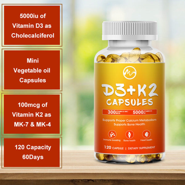 Minch Vitamin D3 K2 Capsules