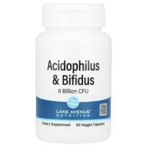 Lake Avenue Nutrition Acidophilus & Bifidus Supplement