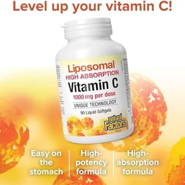 Natural Factors Liposomal & Vitamin C Supplement