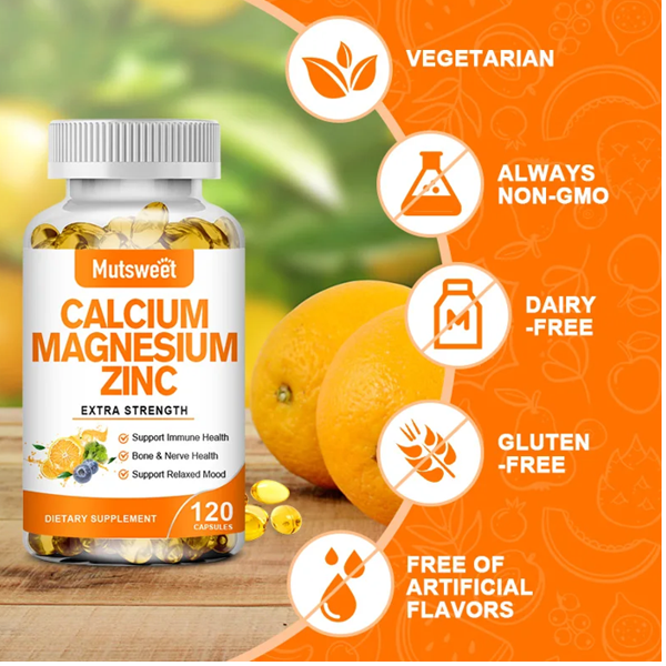 Mutsweet Calcium Magnesium Zinc Capsules