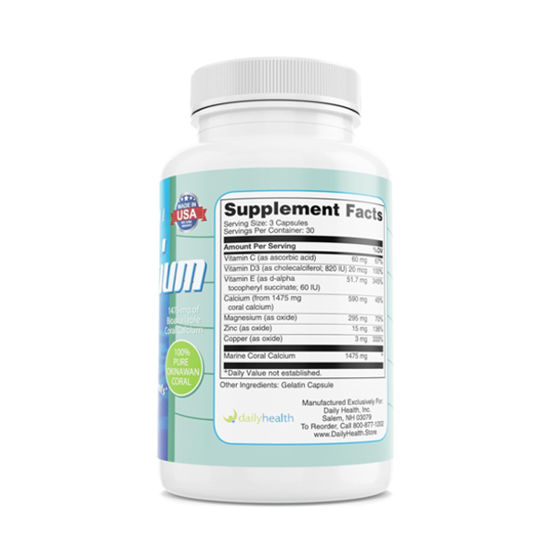 The Original Coral Calcium Daily Capsules