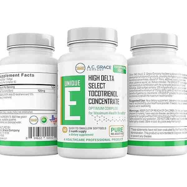 A.C. Grace High Delta Tocotrienol Concentrate – 60 Softgels